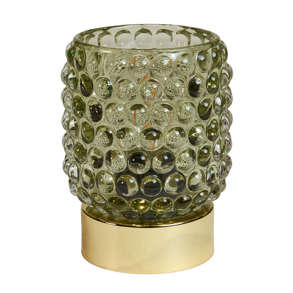 Lampe, led. Grøn