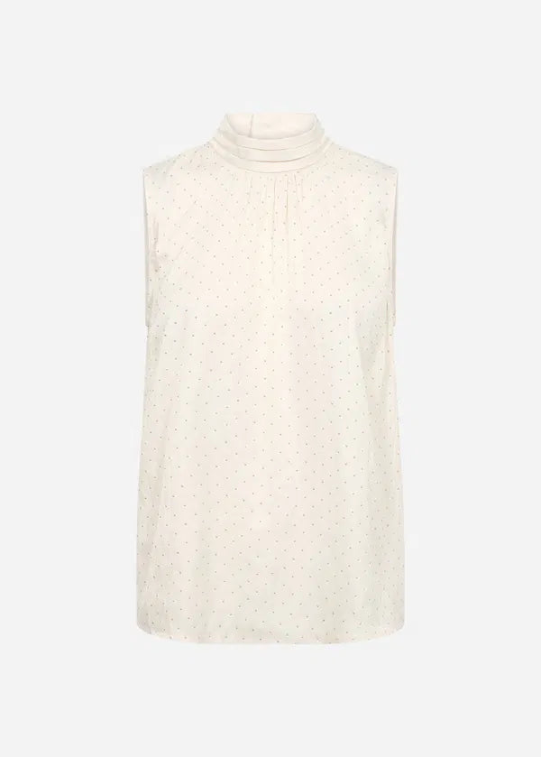 Top, elegant lys beige