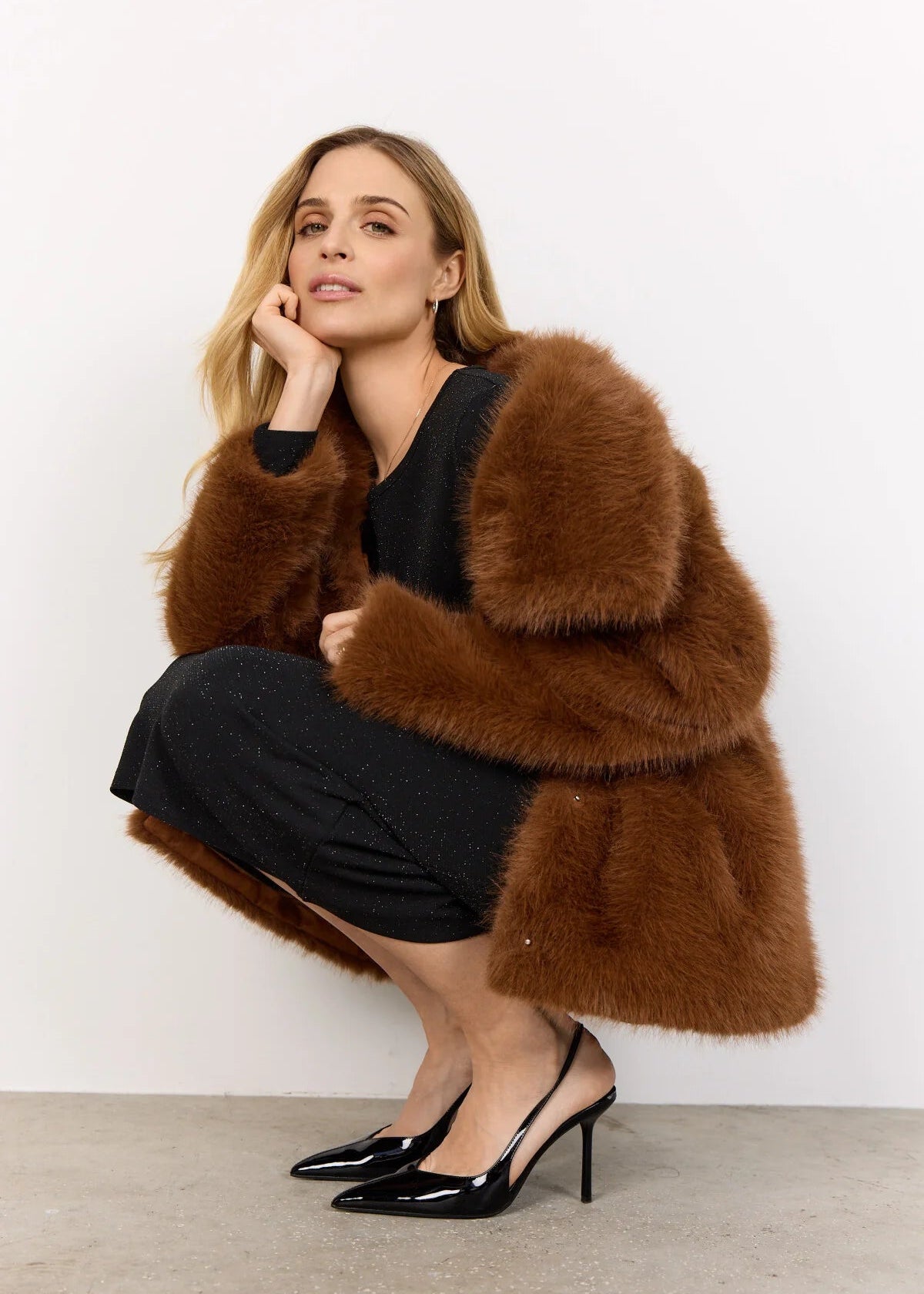 Jakke, fake fur