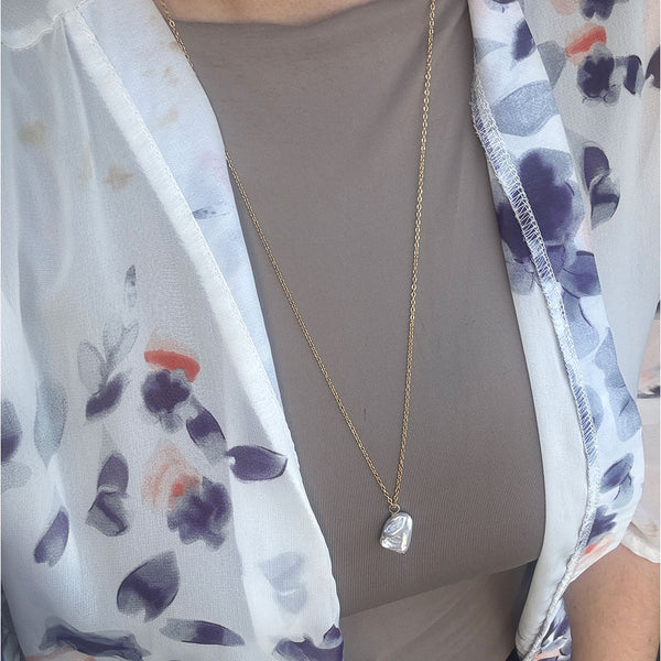 Halskæde, Barok Girl Necklace - 18 karat guldbelagt