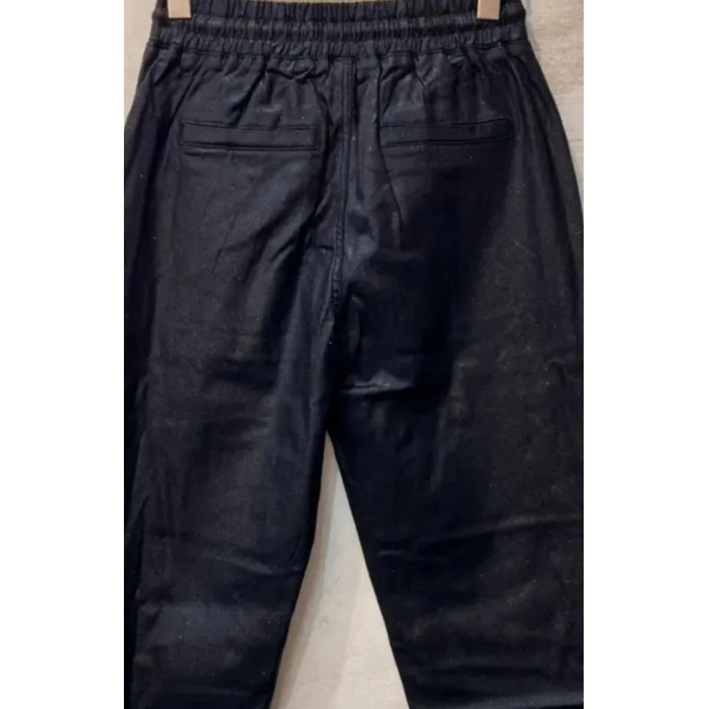 Qnuz, Romina Coated Jeans - Black
