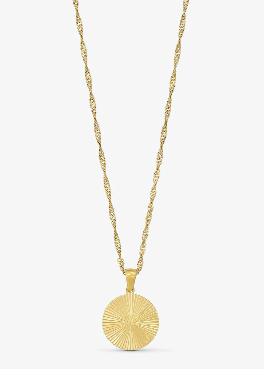 Sunny Necklace - 18 karat guldbelagt