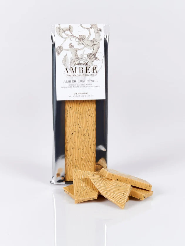 Amber Liquorice, chokoladebar