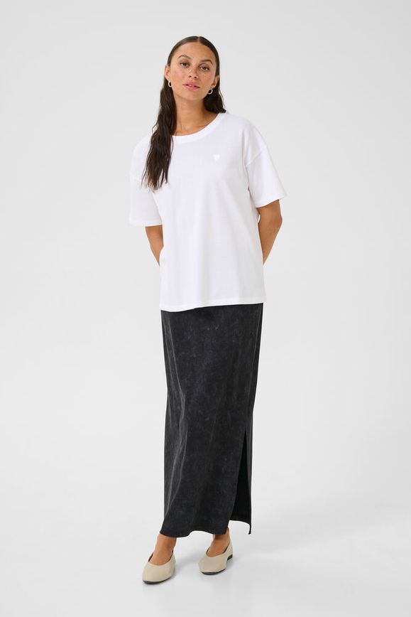 T-shirt, Pirrie. Hvid