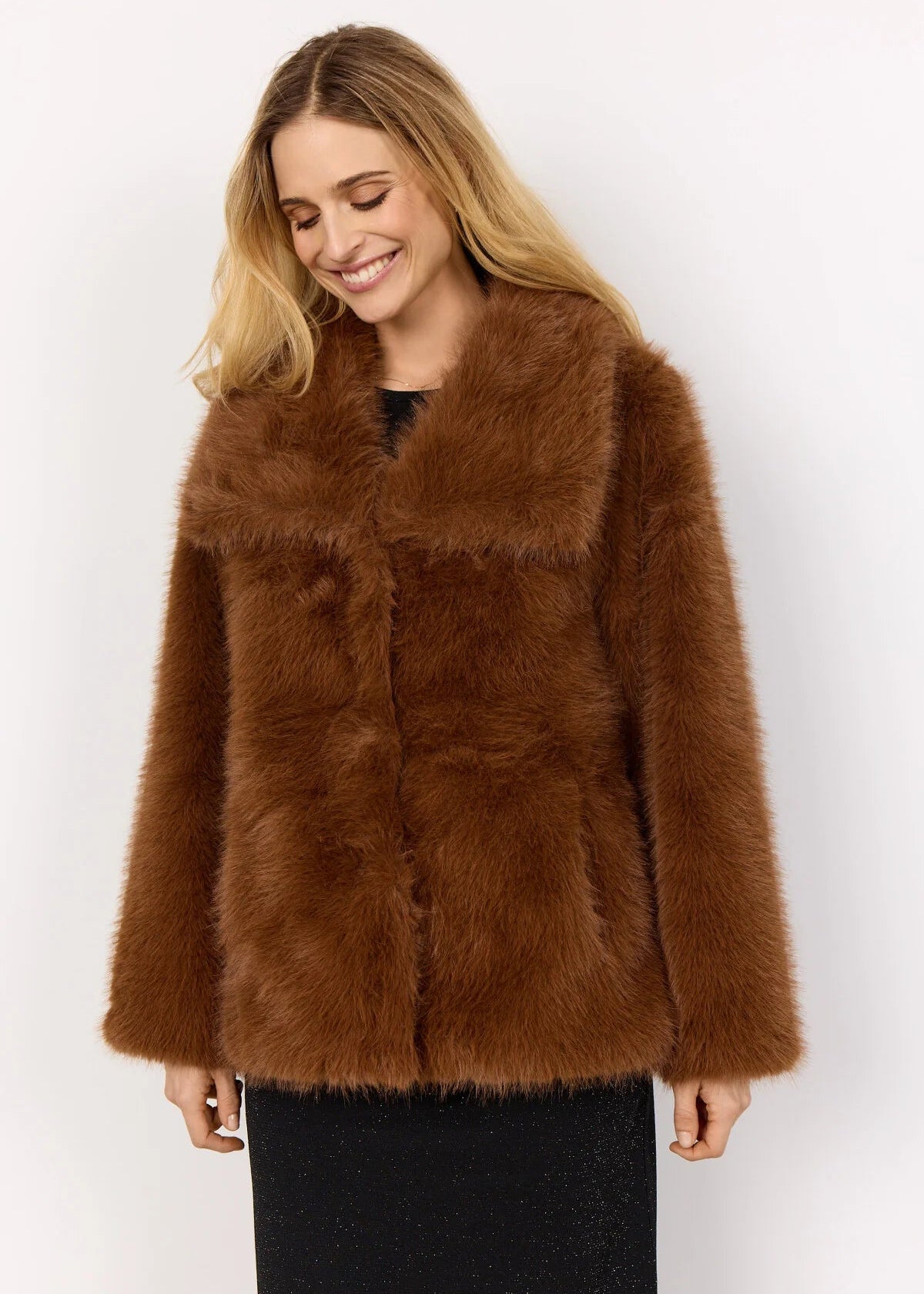 Jakke, fake fur