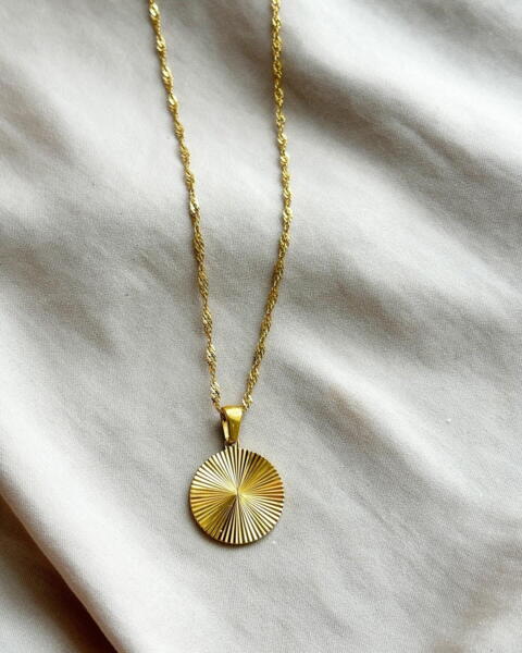 Sunny Necklace - 18 karat guldbelagt