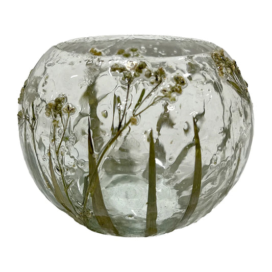 Fyrfadsstage D10x10cm glas