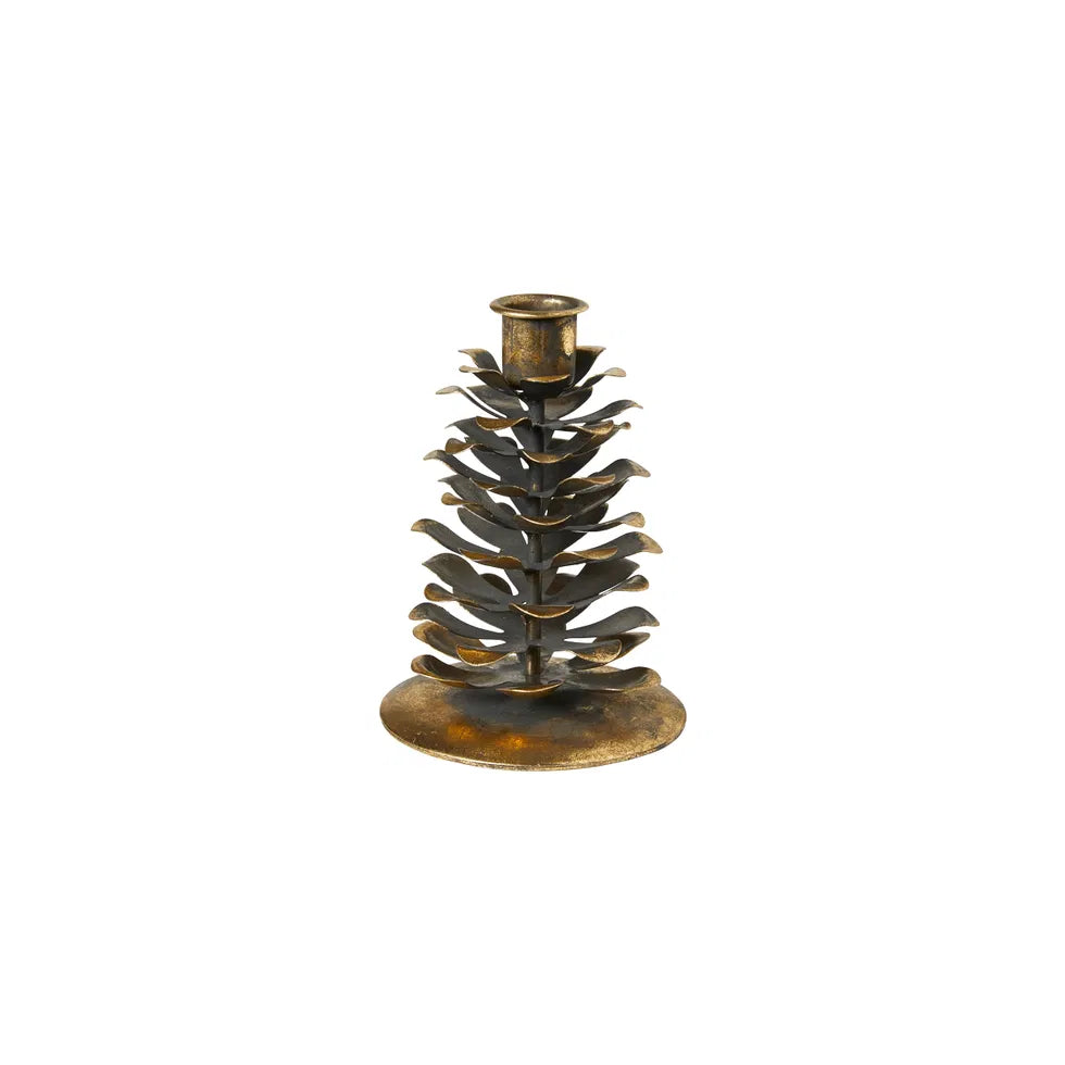 Lysestage kogle H14 cm