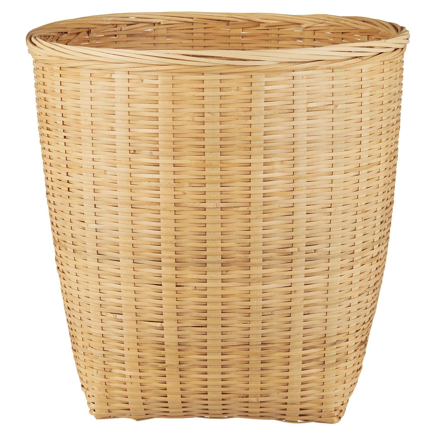 Kurv; firkantet bund og rund top