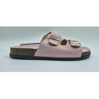 Sandal med spænder, rosa