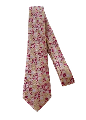 Slips dame, Gult med rosa mønster