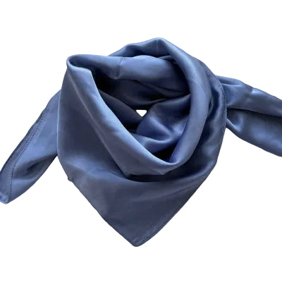 Tørklæde, blåt