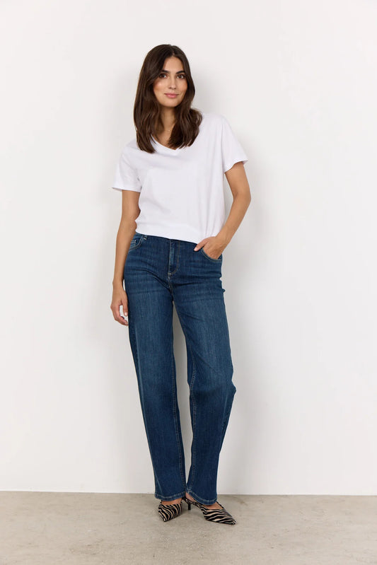 Jeans, mørk blå