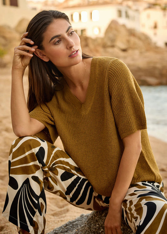 T-shirt/bluse, strik