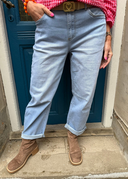 Jeans, denim lys blå