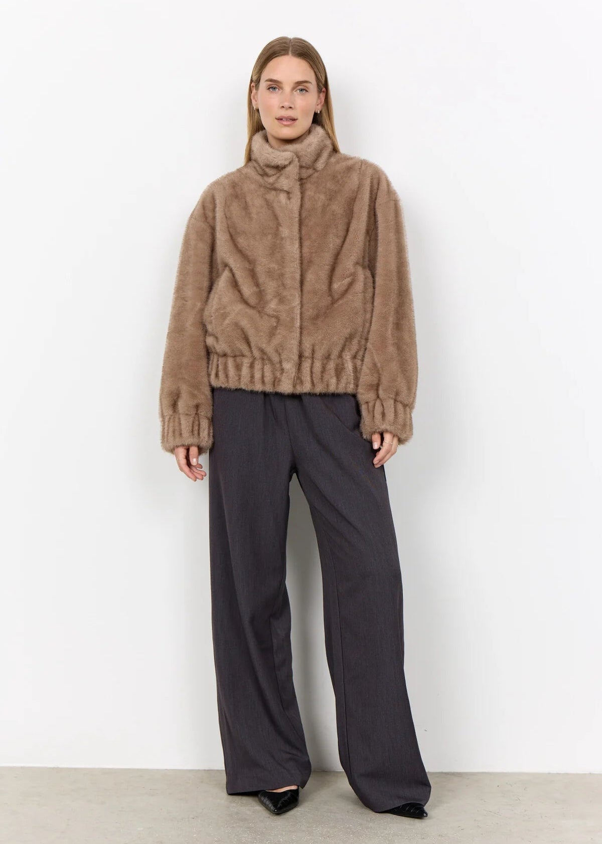 Jakke, fake fur
