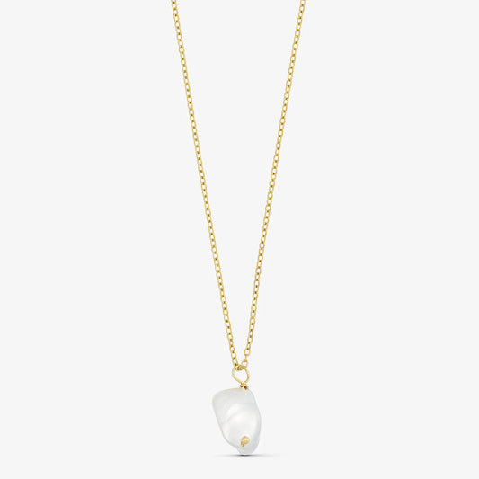 Halskæde, Barok Girl Necklace - 18 karat guldbelagt