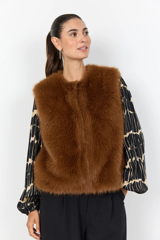 Vest, fake fur.