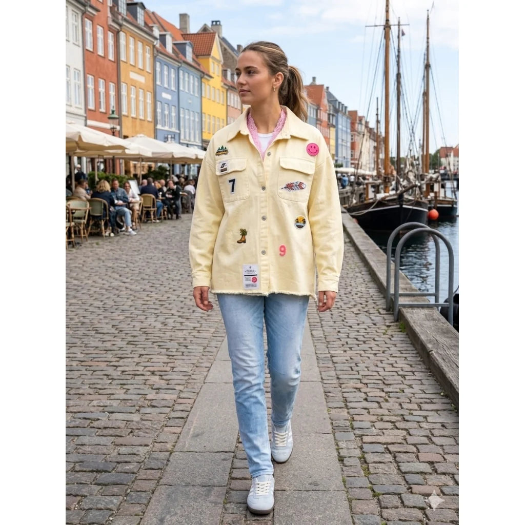 Jakke, "Exclusiv Jacket w badges"