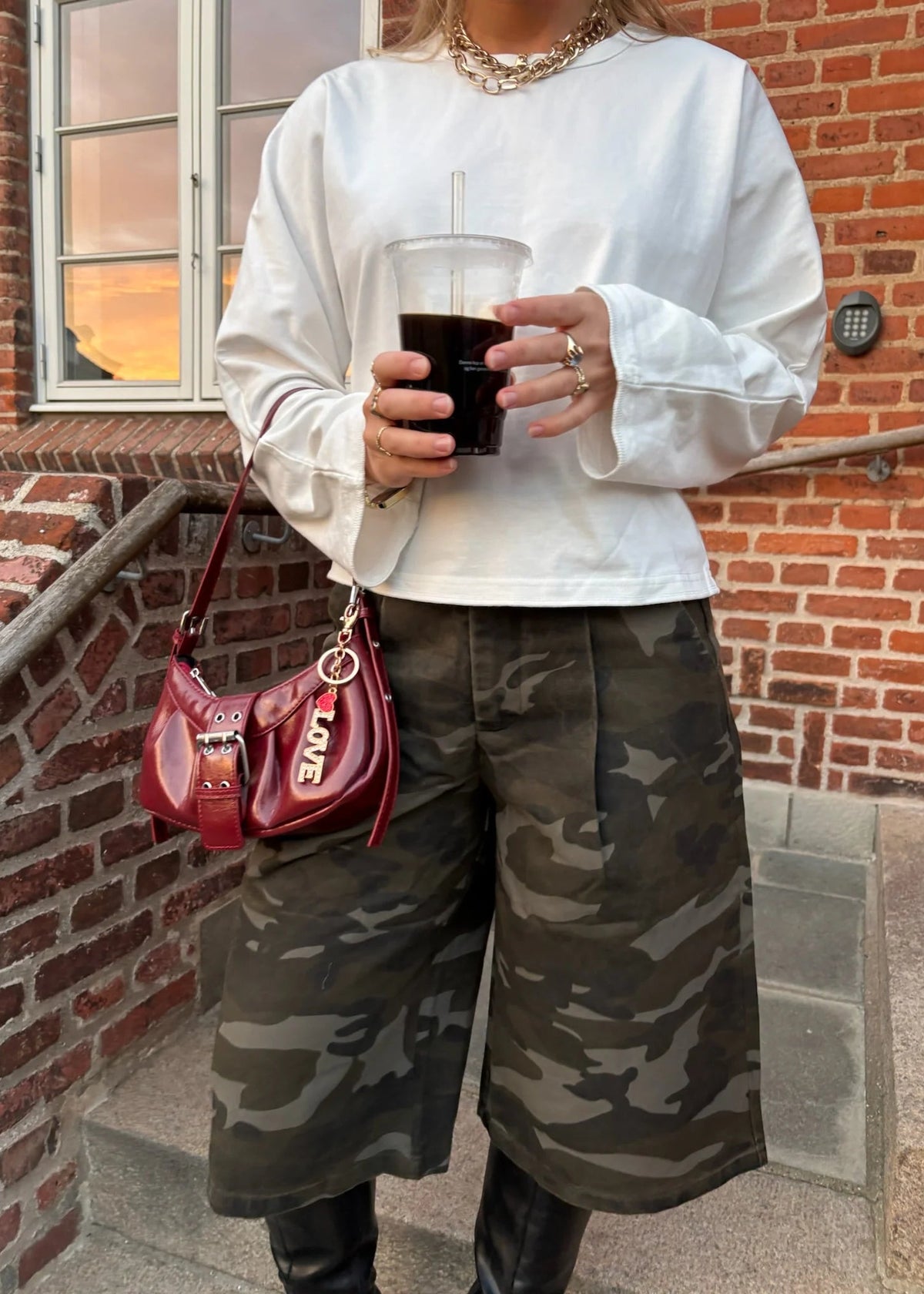 Camouflage bermudashorts