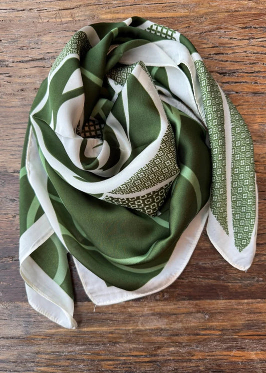 Tørklæde, grønlige nuancer