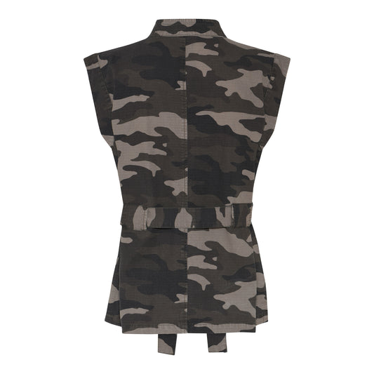 Humble by Sofie, Vest med camouflage print