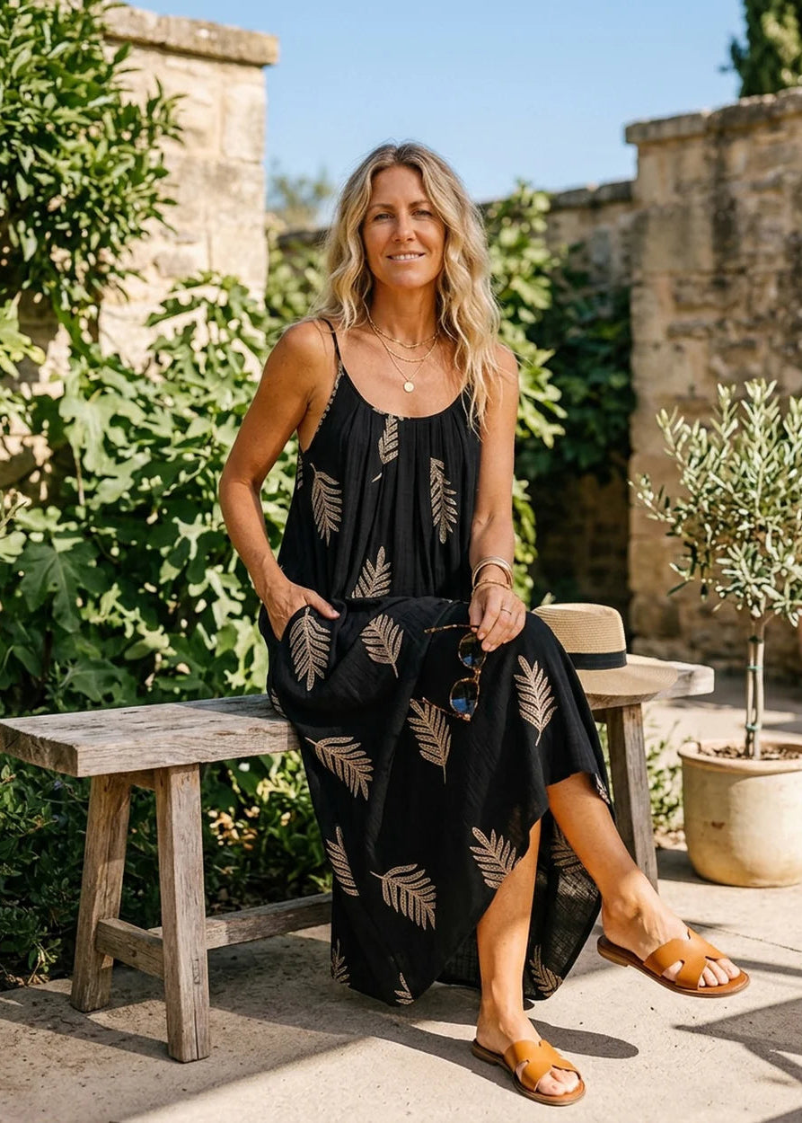 Kjole, sommerkjole m. stropper