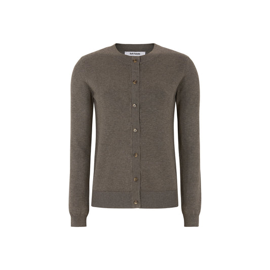 Soft Rebels, SRMarla Cardigan knit -733 Morel Melange