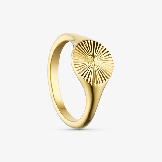 Sunny Mini Ring - 18 karat guldbelagt