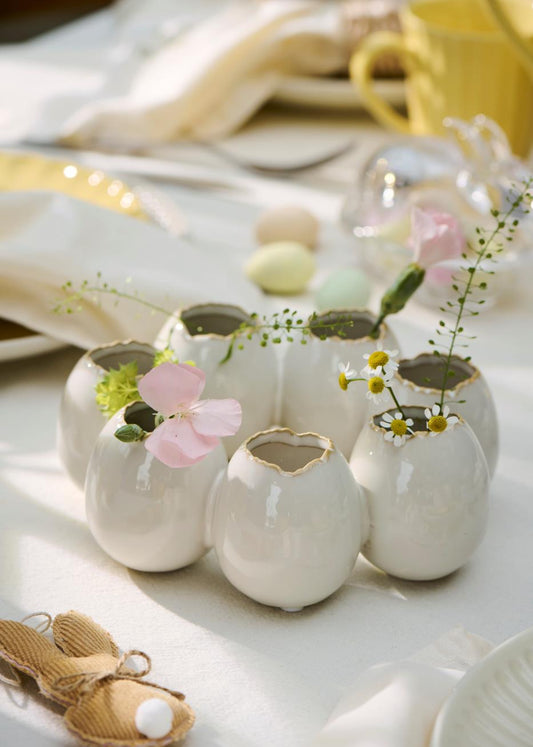 Vase t/7 blomster æggering