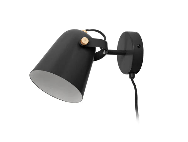 Væglampe. Laitmotiv Wall Lamp Steady metal matt black