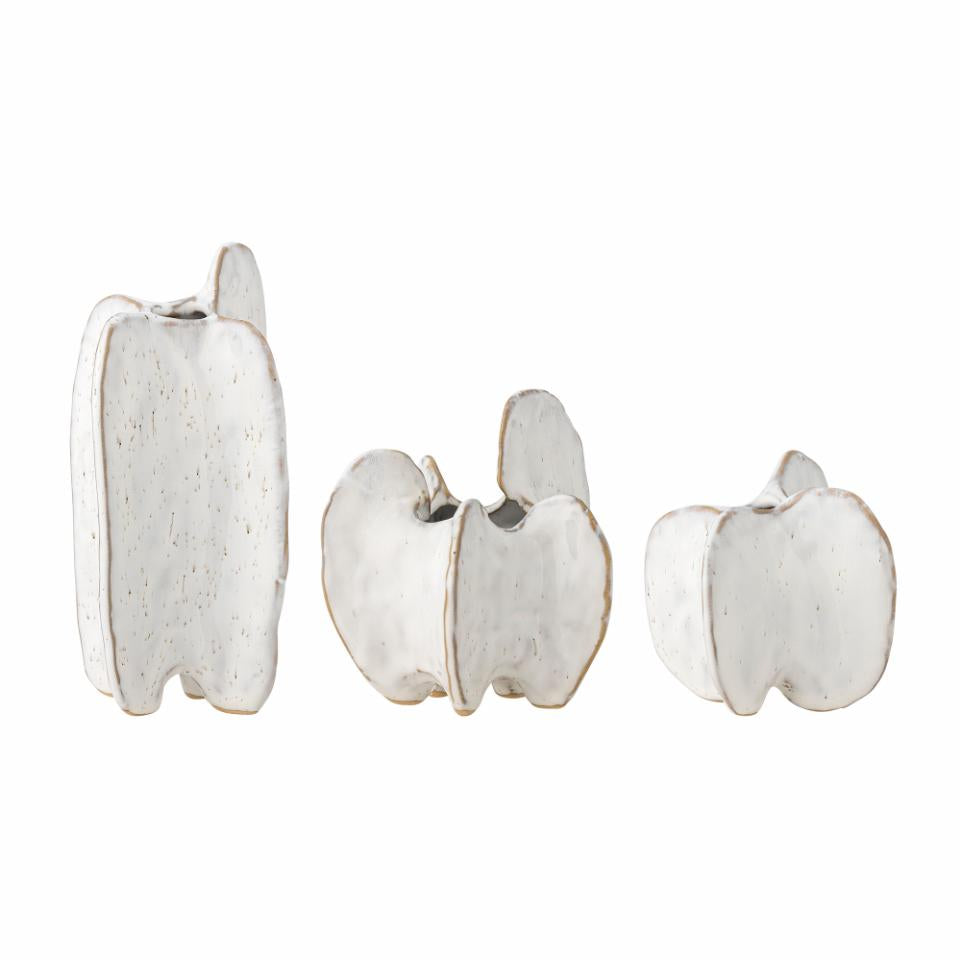 Vase. Sæt af 3 stentøjsvaser.