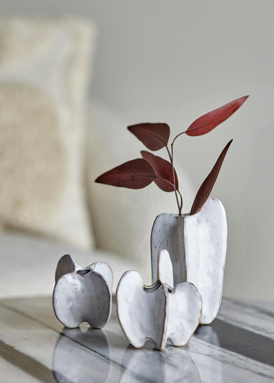 Vase. Sæt af 3 stentøjsvaser.