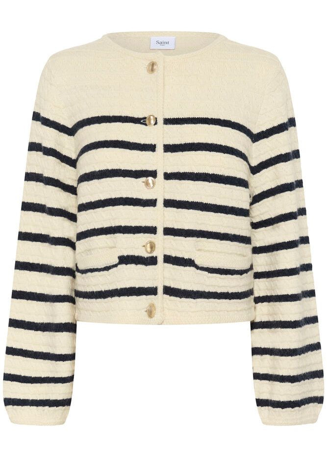 Cardigan, casual strib