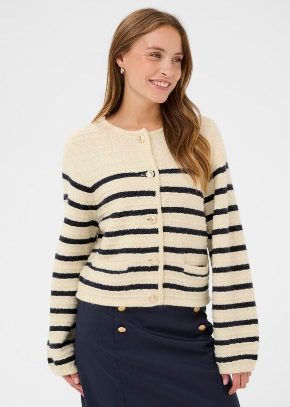 Cardigan, casual strib