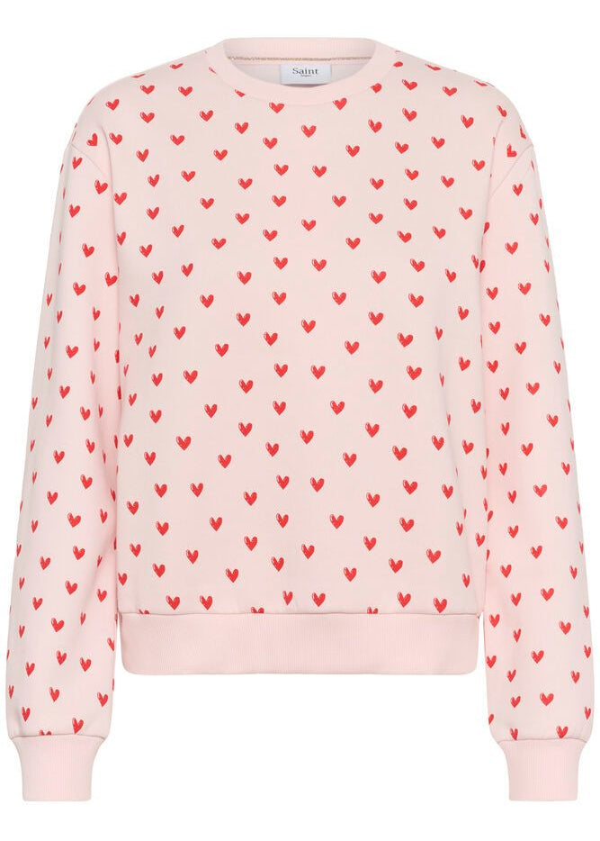 Sweatshirt "pink hearts#