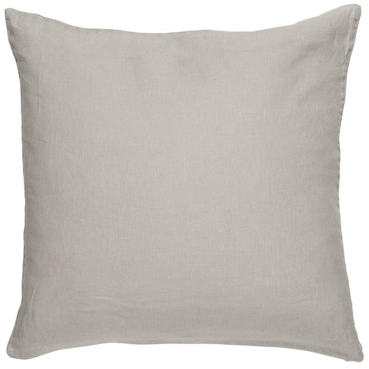 Hørpude, Ash gray. Pude med pudefyld andefjer + dun 550 gr.